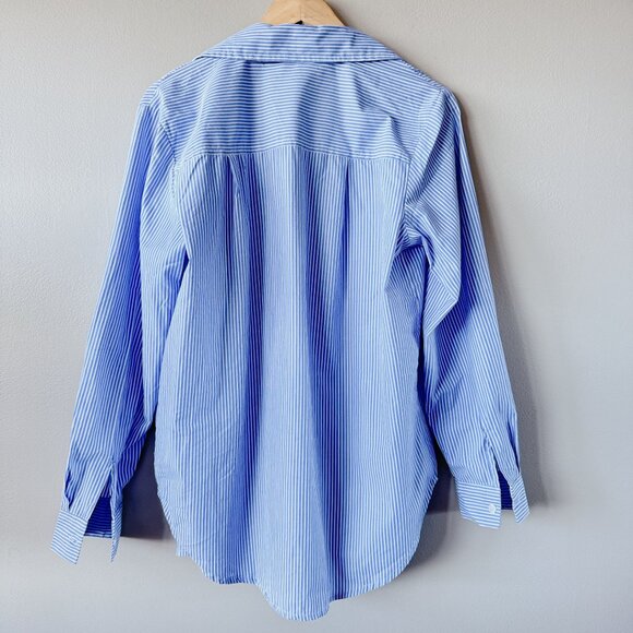 Japna blue stripe button down shit medium - Picture 9 of 16